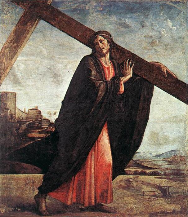 VIVARINI, family of painters Christ Carrying the Cross er Spain oil painting art